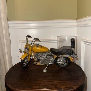 Vintage Metal Motorcycle Decor